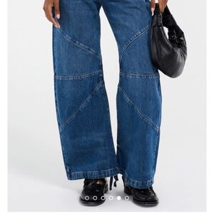 EBDENIM Freddy cropped barrel jeans in SOHO